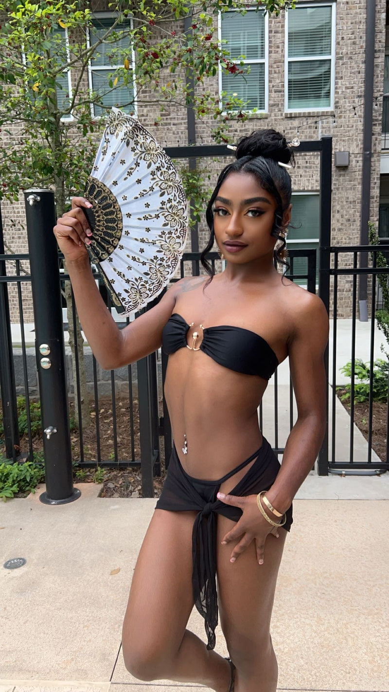 Black China Bikini Set