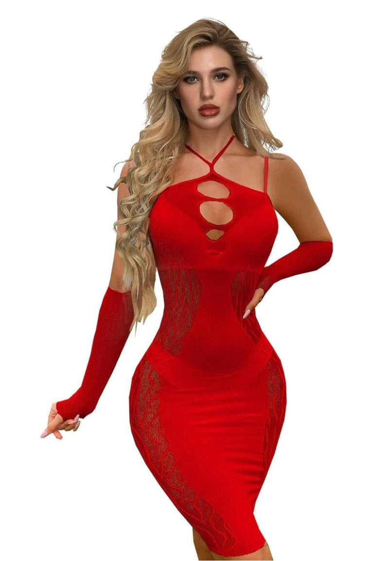 Heartbreaker Red Lingerie Dress