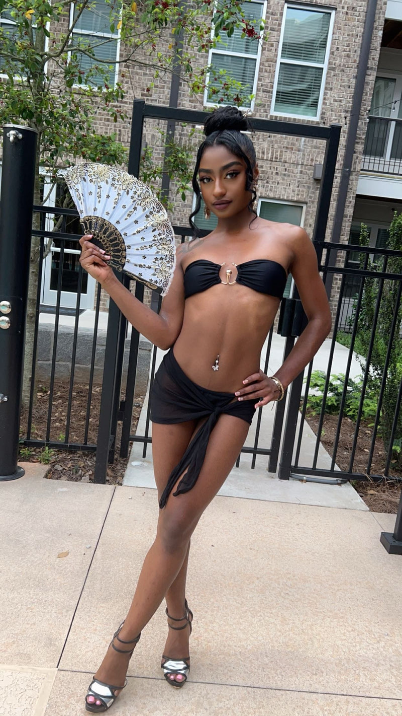 Black China Bikini Set