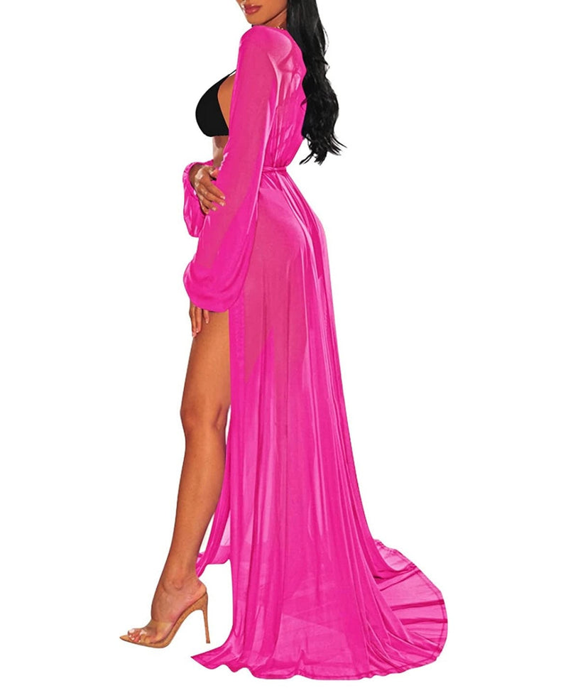Rose Pink Robe Cover Up