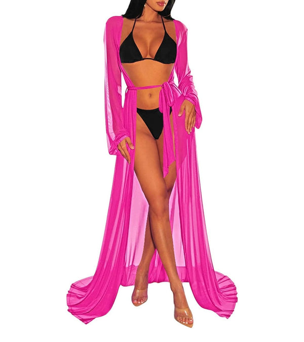 Rose Pink Robe Cover Up