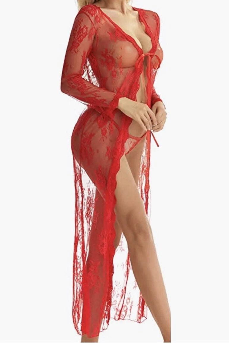 Paint The Town Red Lingerie Set