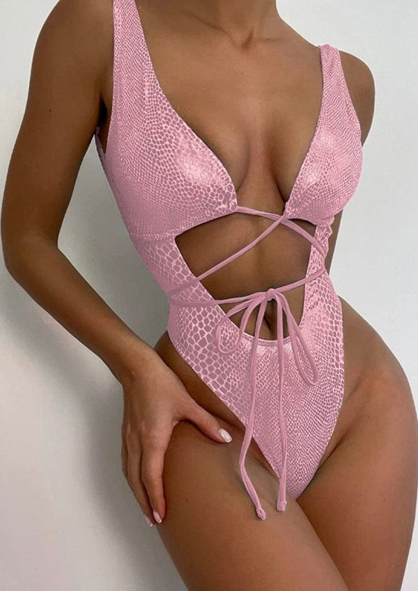Pink Python Bikini