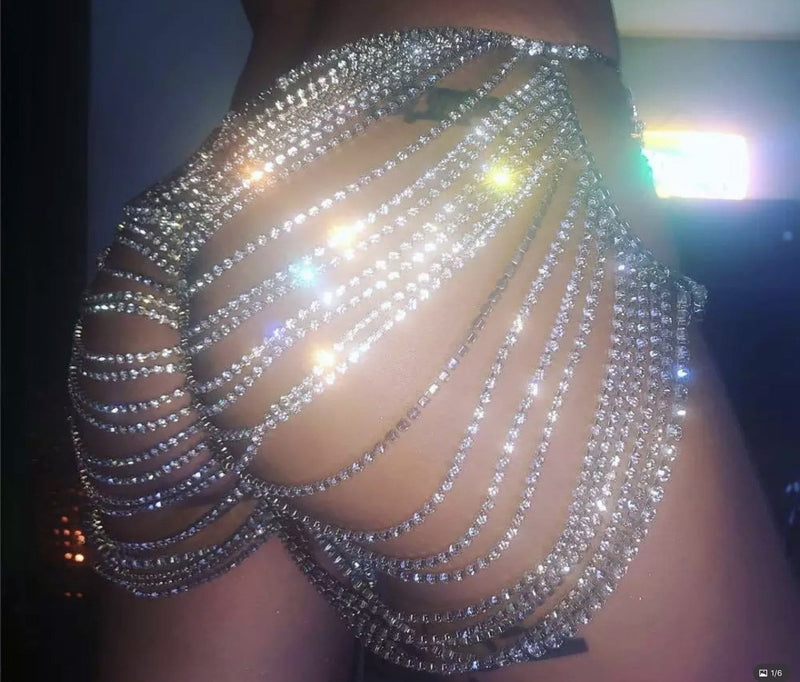 Diamond Diva Body Jewelry Shorts